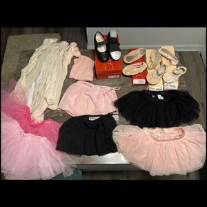 HUGE LOT of girls dance ballet tap items size 4/6